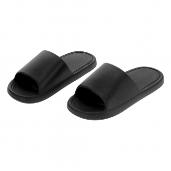 Par de chanclas de EVA plano con tira ergonómica a juego en 5 tallas — diseño minimal de suela plana