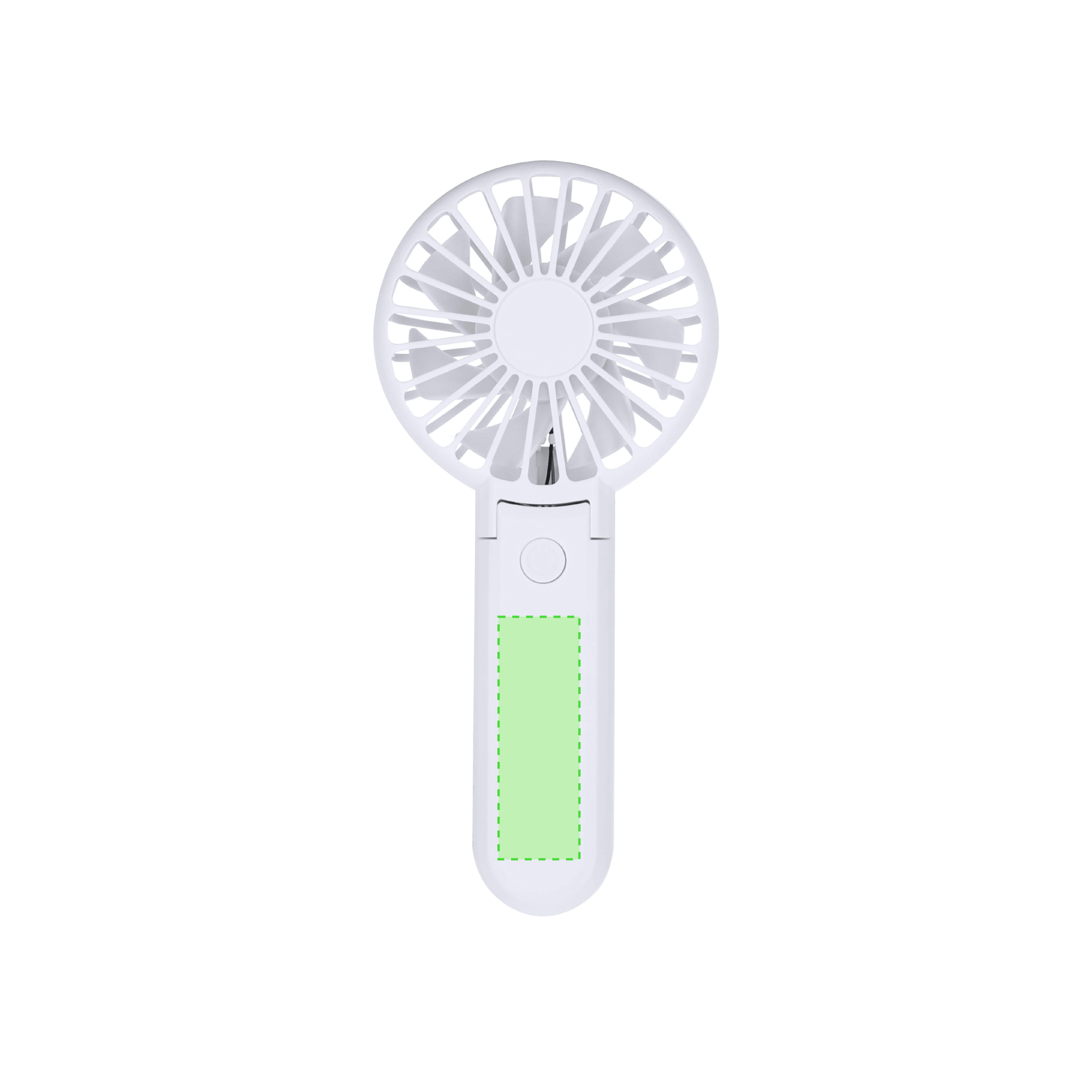 Ventilador plegable recargable de 400 mAh con 3 velocidades