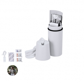 Kit excursión 6 accesorios estuche ABS impermeable con cordón lanyard