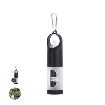 Dispensador bolsas mascotas con gel hidroalcohólico 15ml 15 bolsas
