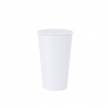 Vaso PP reutilizable acabado frosted y sólido eventos 500 ml