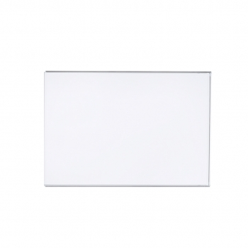 Placa conmemorativa de cristal rectangular 9×13 cm 555 g estuche magnético negro