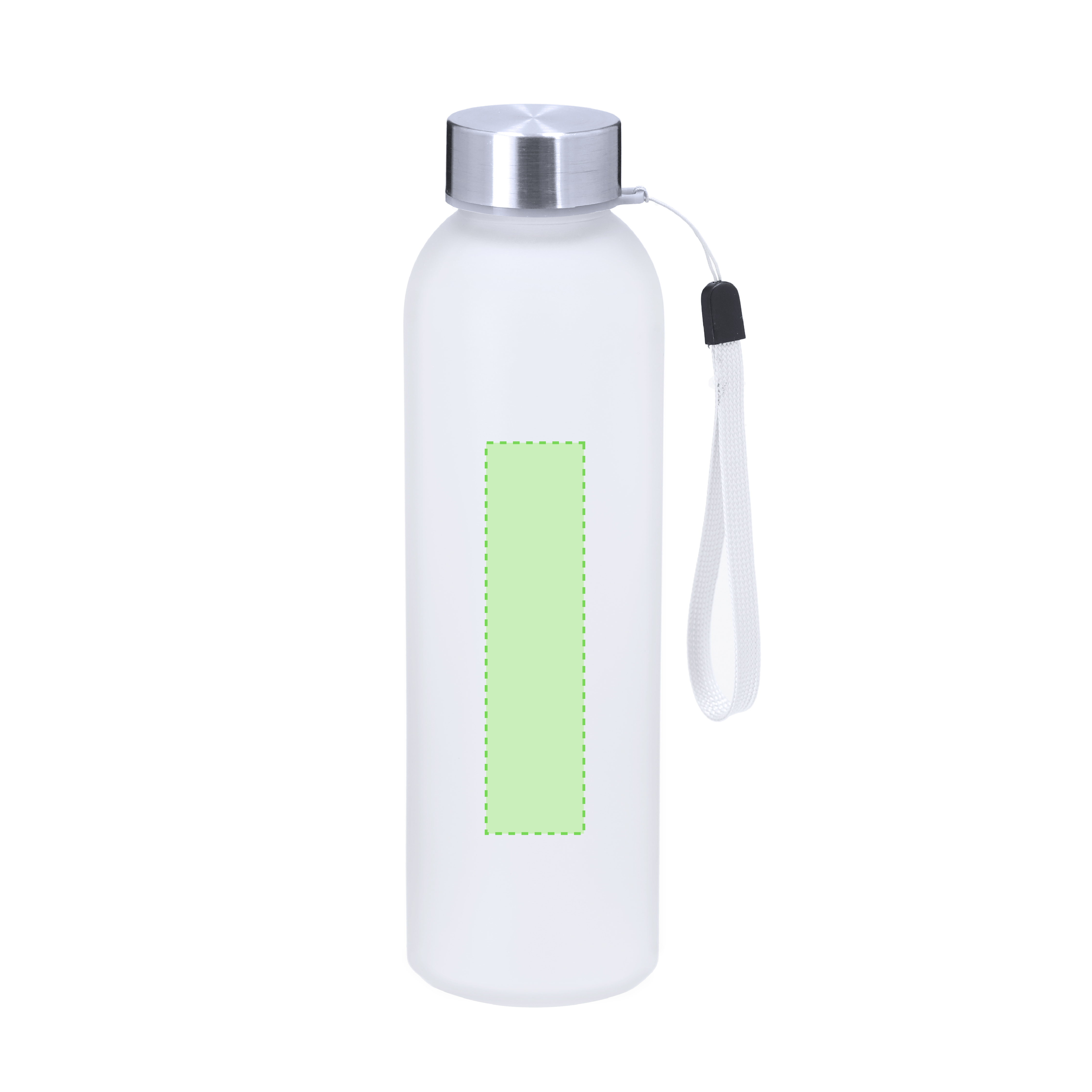 Bidón de cristal y acero inoxidable personalizable por sublimación 500 ml