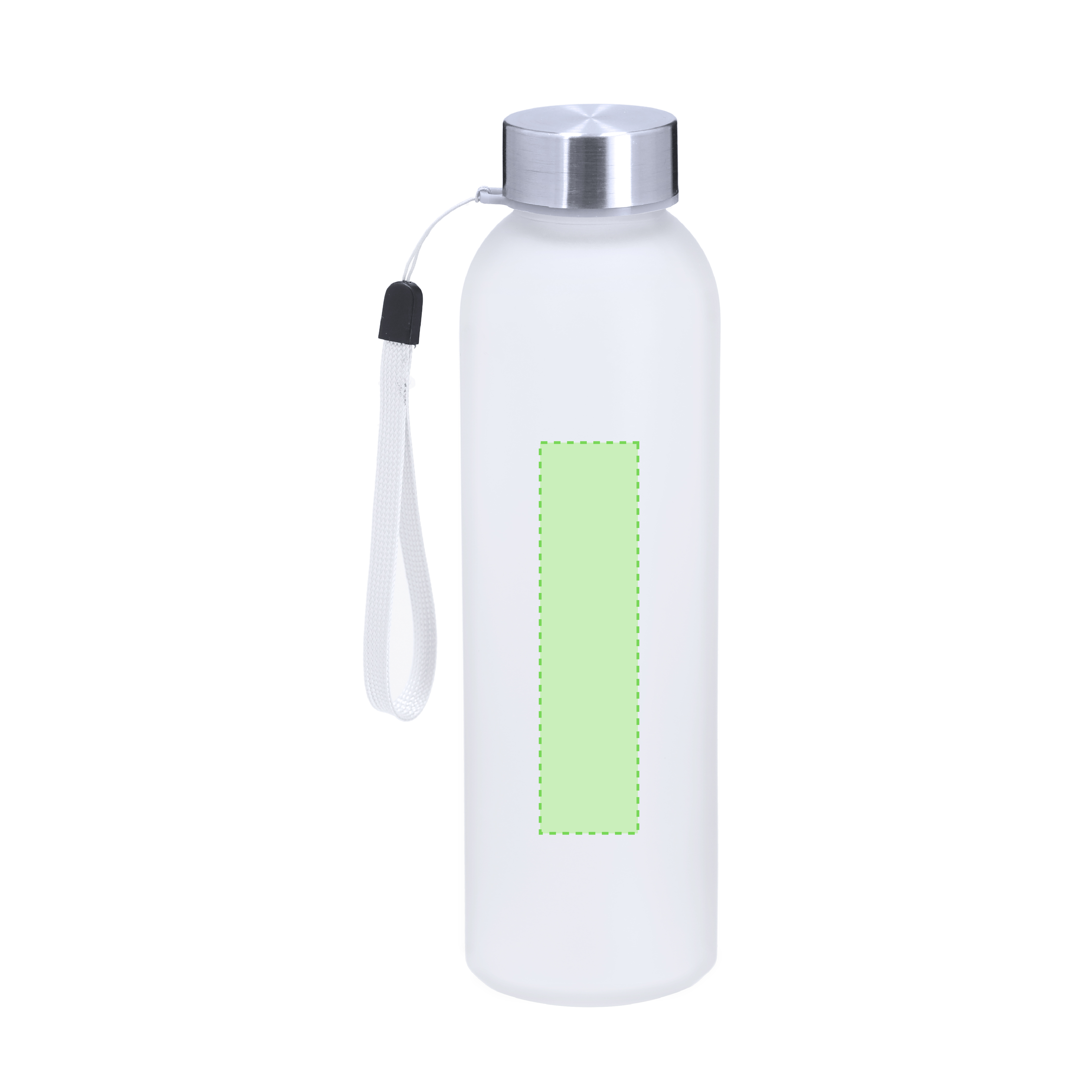 Bidón de cristal y acero inoxidable personalizable por sublimación 500 ml