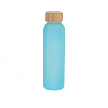 Botella clásica eco de cristal reciclado y bambú 500 ml
