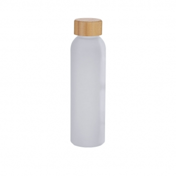 Botella clásica eco de cristal reciclado y bambú 500 ml