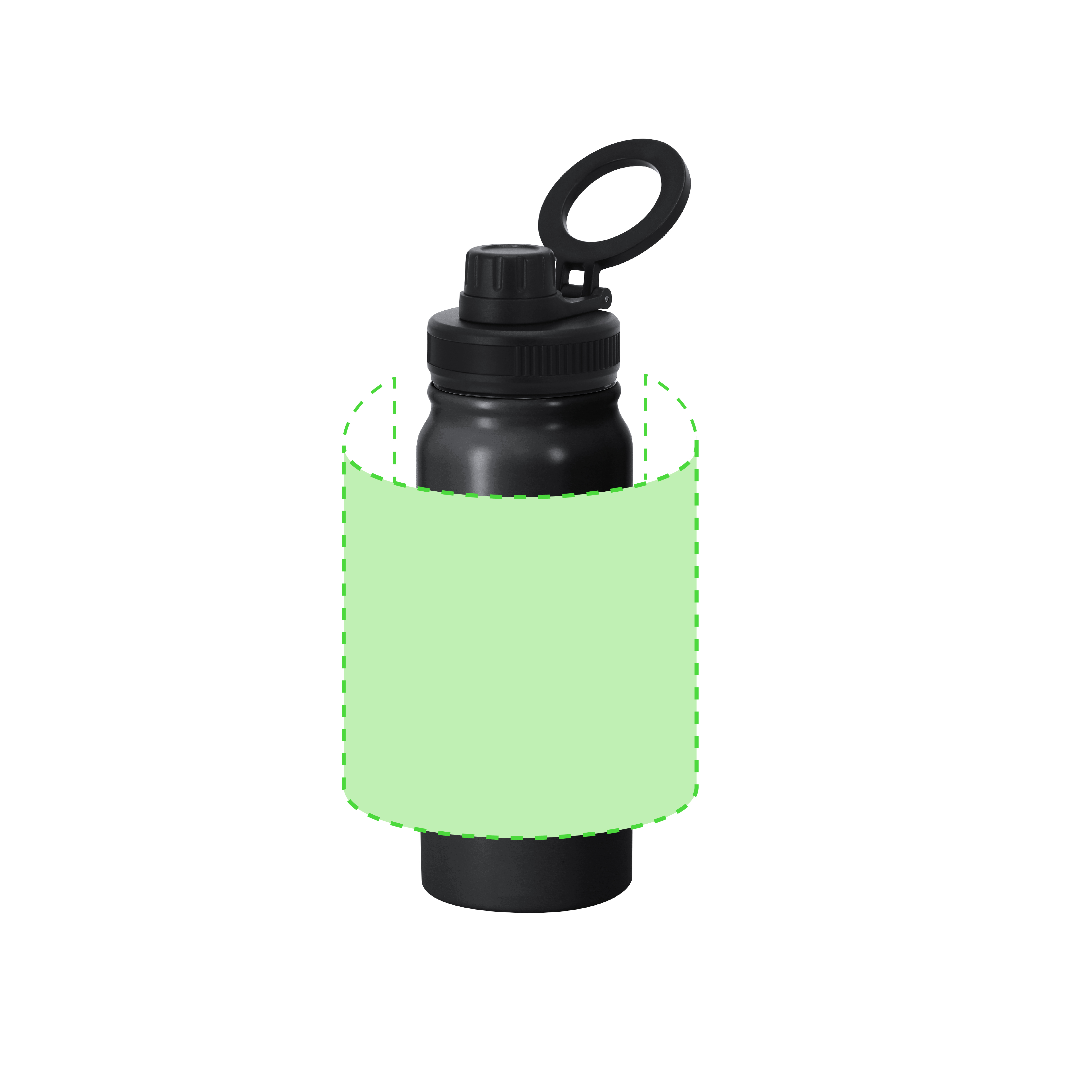 Bidón térmico magnético eco soporte de móvil 600 ml