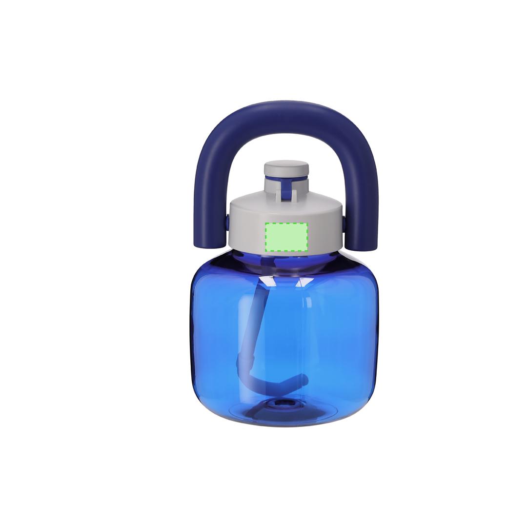 Bidón de gimnasio masivo tipo garrafa de RPET 1,8 l