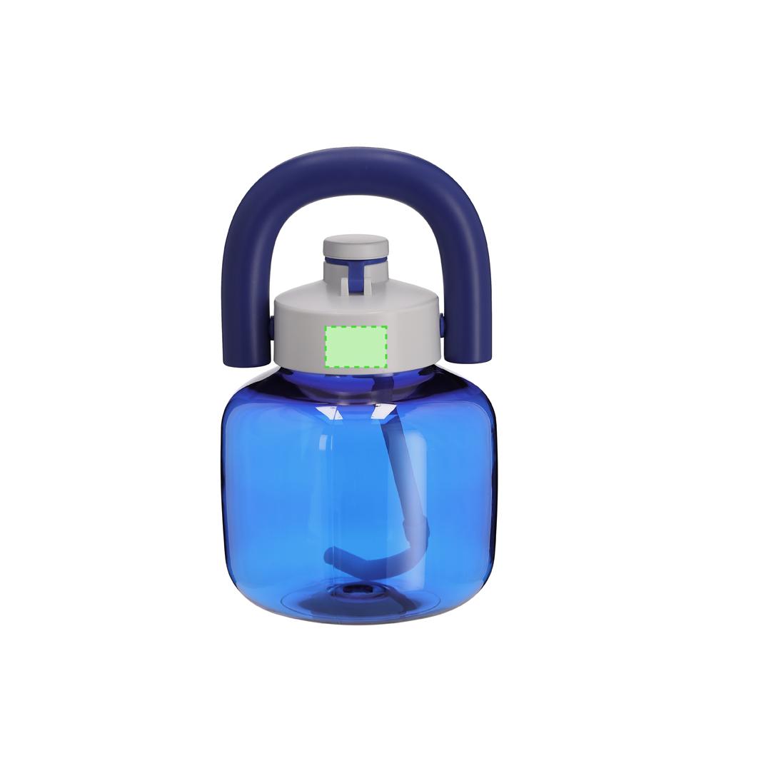 Bidón de gimnasio masivo tipo garrafa de RPET 1,8 l