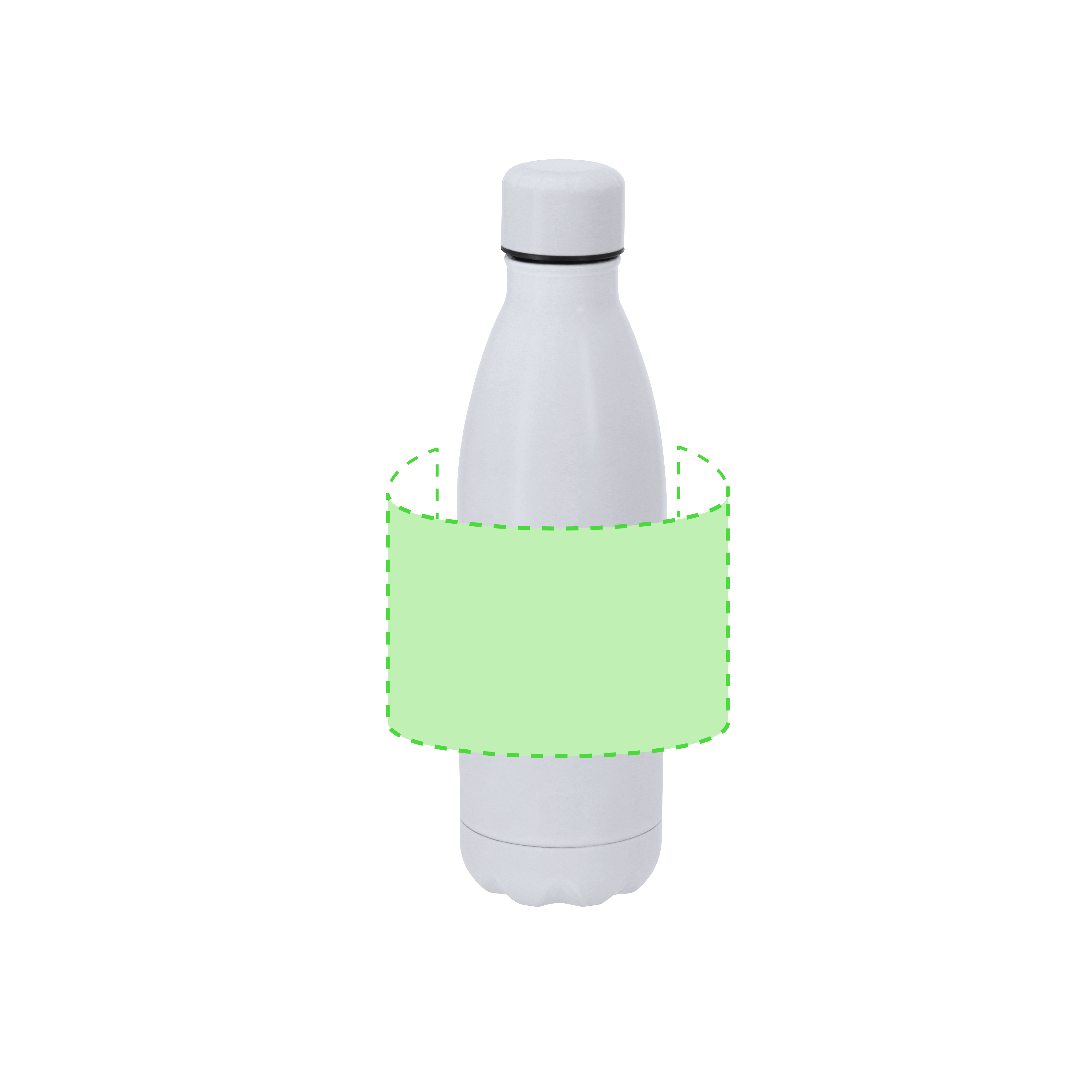 Botella de acero inoxidable reciclado de gran capacidad 790 ml