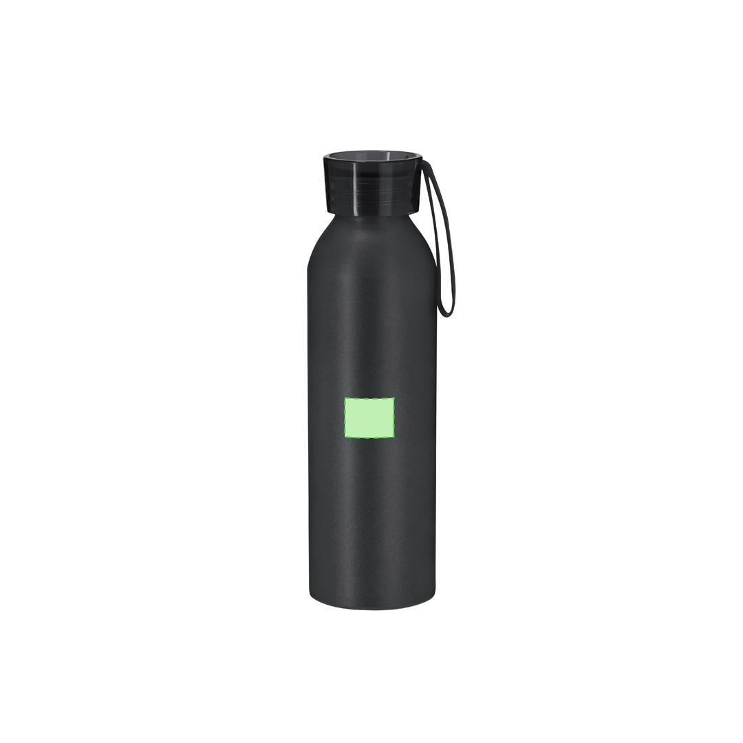 Bidón deportivo ergonómico de aluminio reciclado 650 ml