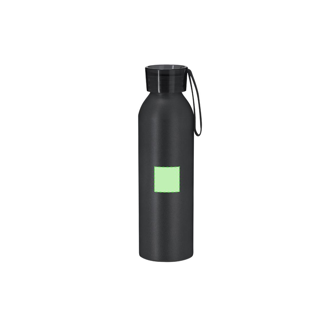 Bidón deportivo ergonómico de aluminio reciclado 650 ml
