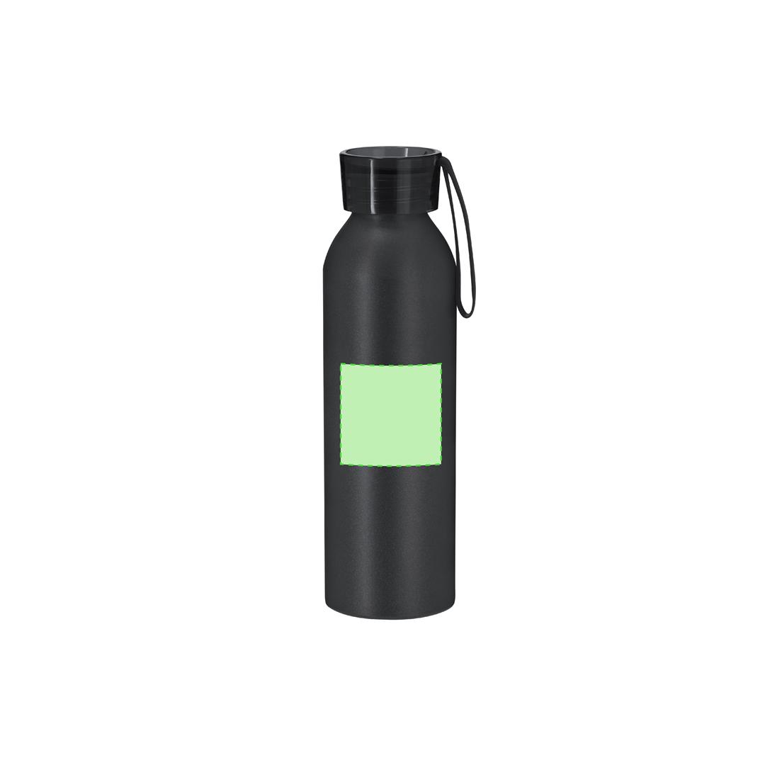 Bidón deportivo ergonómico de aluminio reciclado 650 ml