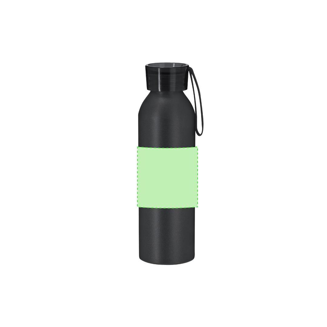 Bidón deportivo ergonómico de aluminio reciclado 650 ml