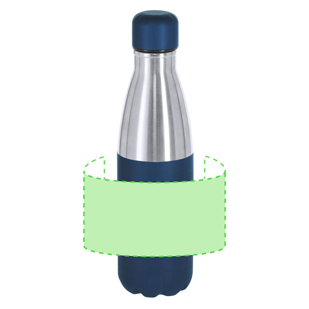 Bidón térmico ergonómico de acero inoxidable reciclado 550 ml
