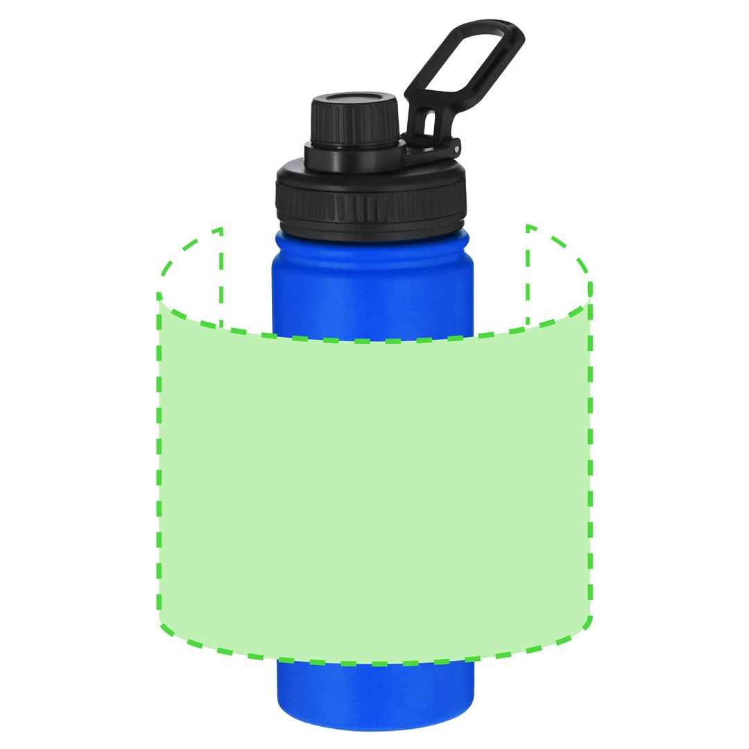 Bidón térmico deportivo de acero inoxidable reciclado 550 ml