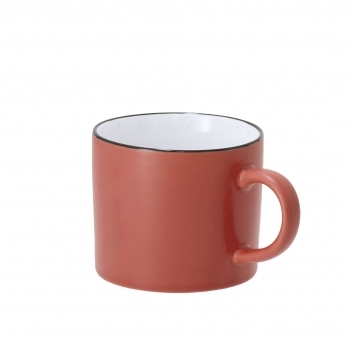 Taza de cerámica premium acabado satinado 400 ml