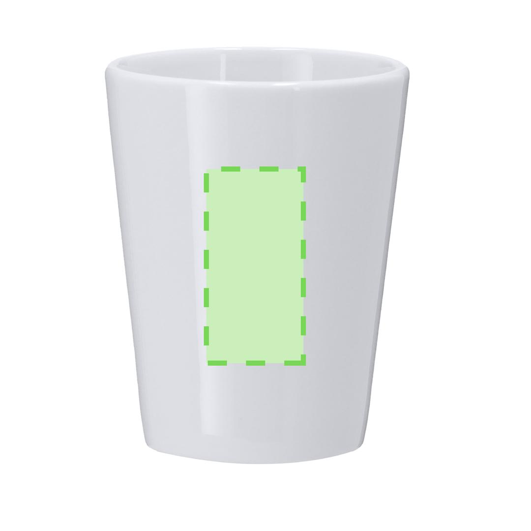 Taza de cerámica compacta para té verde japonés 230 ml