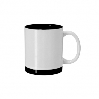 Taza de sublimación cerámica blanco nieve 350 ml