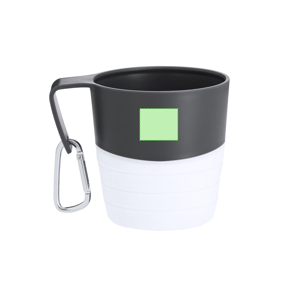 Taza plegable de silicona para viajes 340 ml