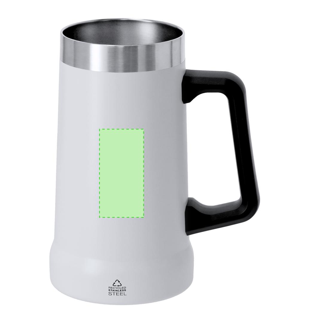 Jarra de 700 ml de capacidad fabricada en Acero Inox Reciclado de doble pared