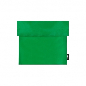 Portasnacks térmico de poliéster RPET 210T ultraligero con interior PEVA y cierre velcro