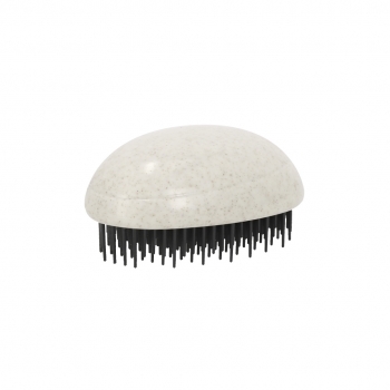 Cepillo antitirones de caña de trigo con púas flexibles de ABS negro