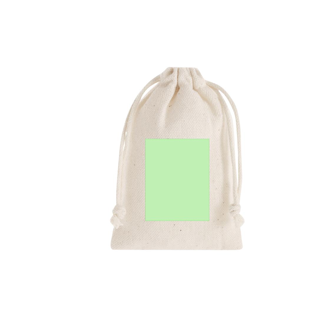 Masajeador facial de piedra jade blanca con bolsa de algodón natural