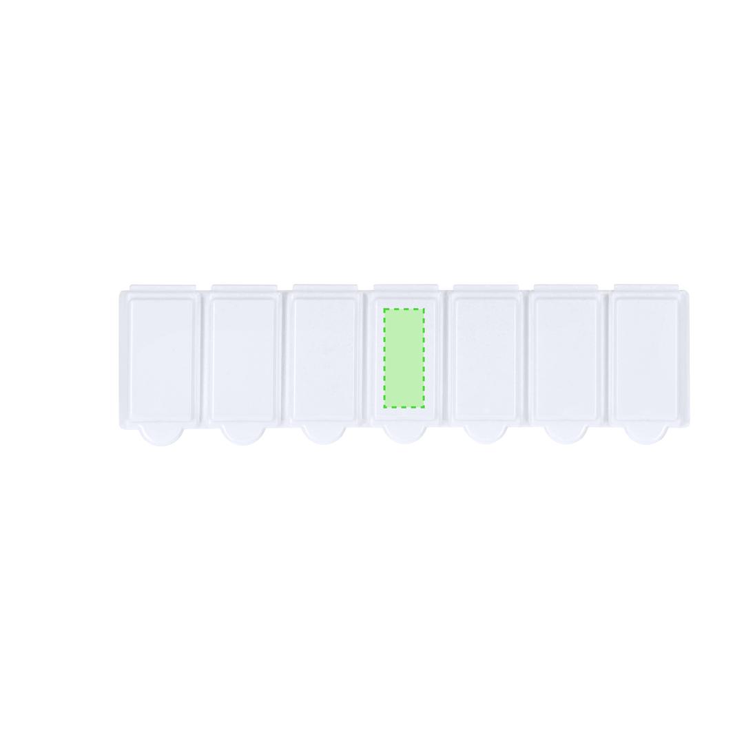 Pastillero 7 compartimentos organizador semanal completo medicación