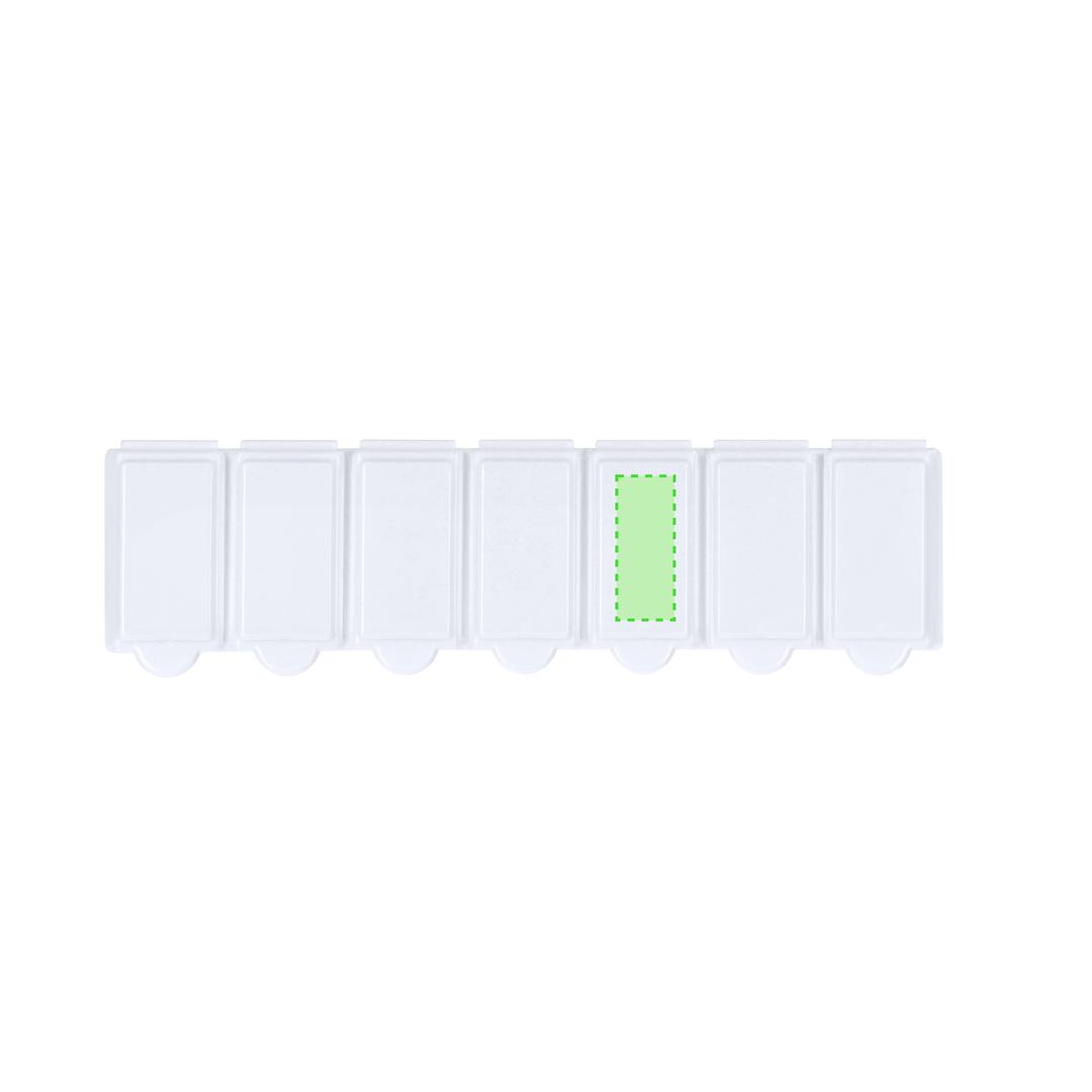Pastillero 7 compartimentos organizador semanal completo medicación