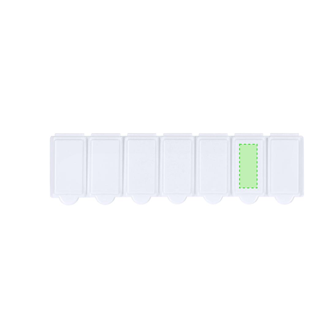 Pastillero 7 compartimentos organizador semanal completo medicación
