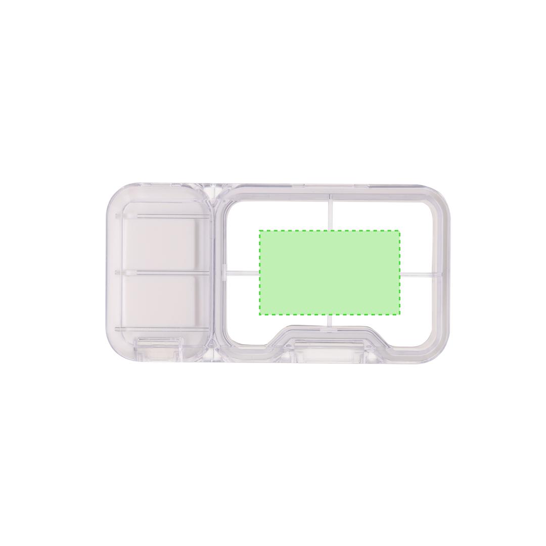 Pastillero 4 compartimentos organizador diario amplio medicamentos