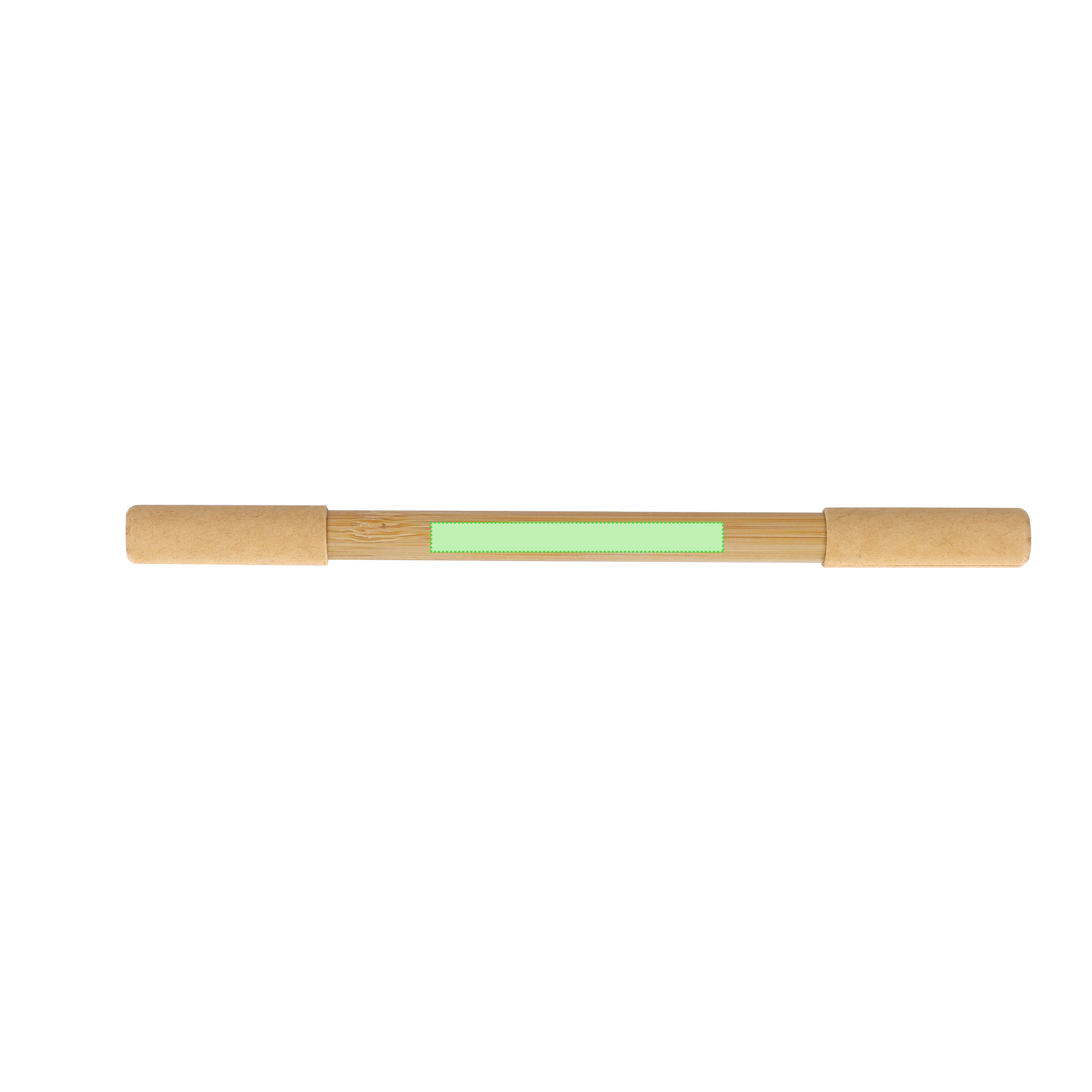 Bolígrafo lápiz eterno de bambú natural con capucha