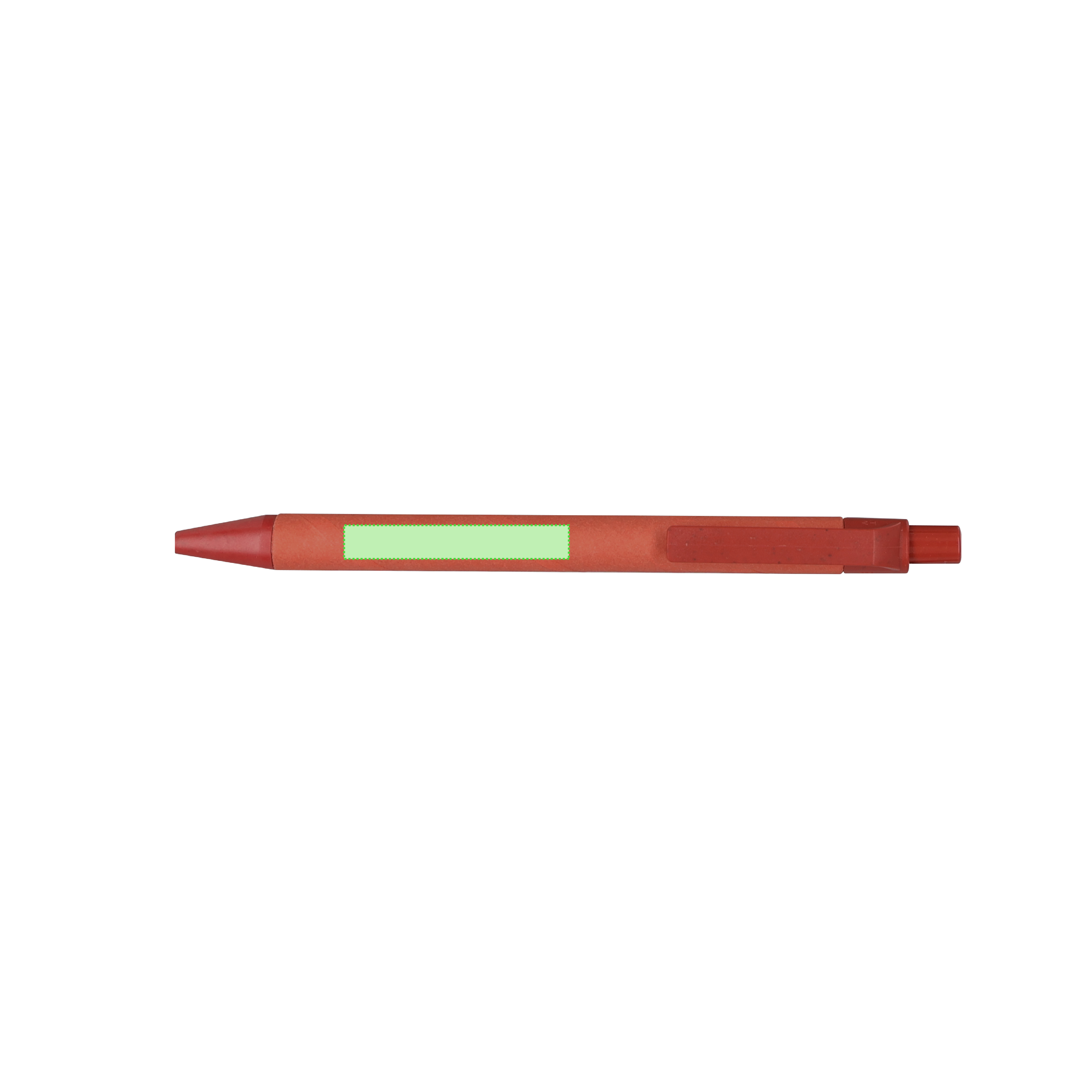 Bolígrafo de caña de trigo de pulsador ergonómico
