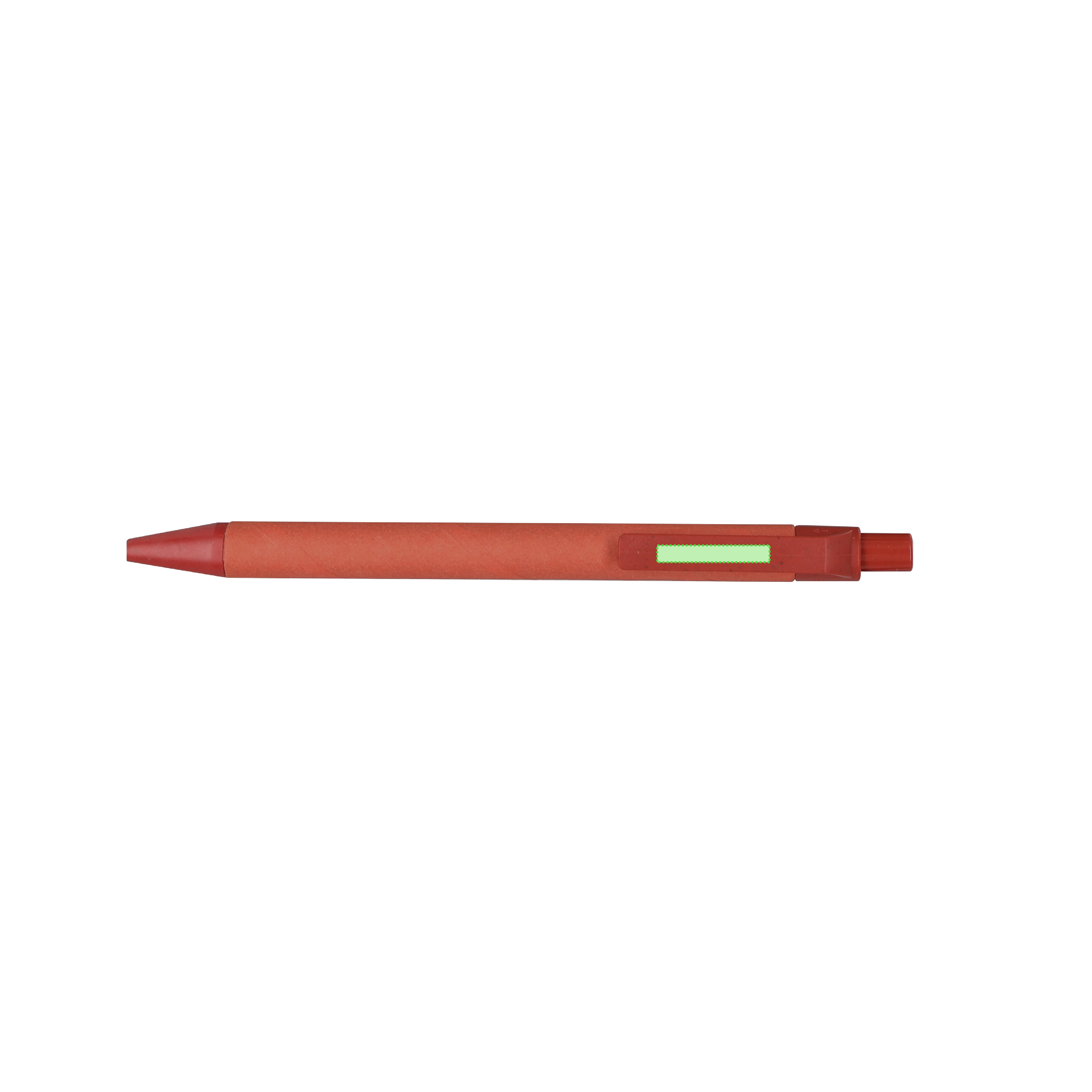 Bolígrafo de caña de trigo de pulsador ergonómico