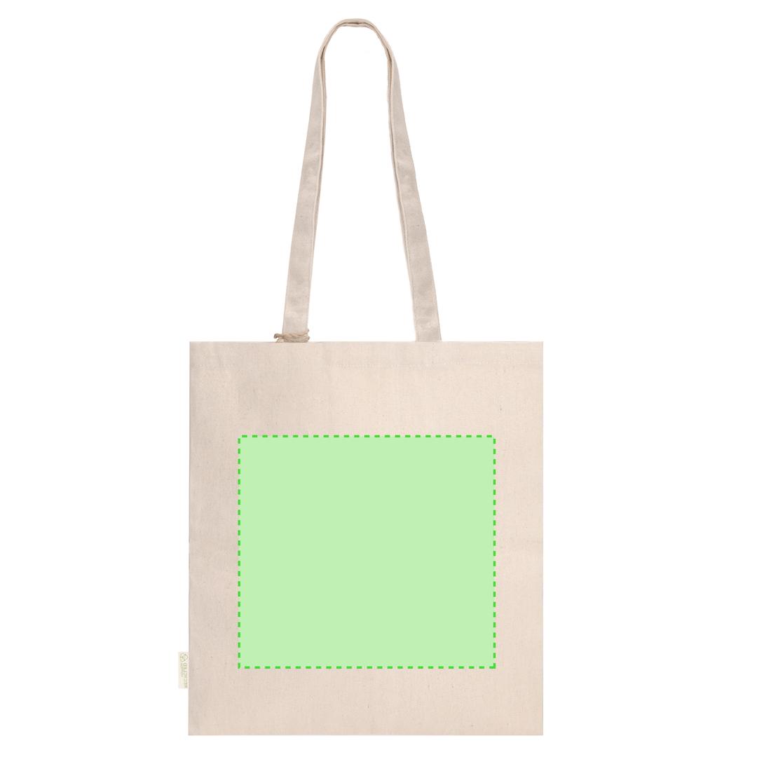 Bolsa de algodón reciclado 280 g/m² resistencia 10 kg