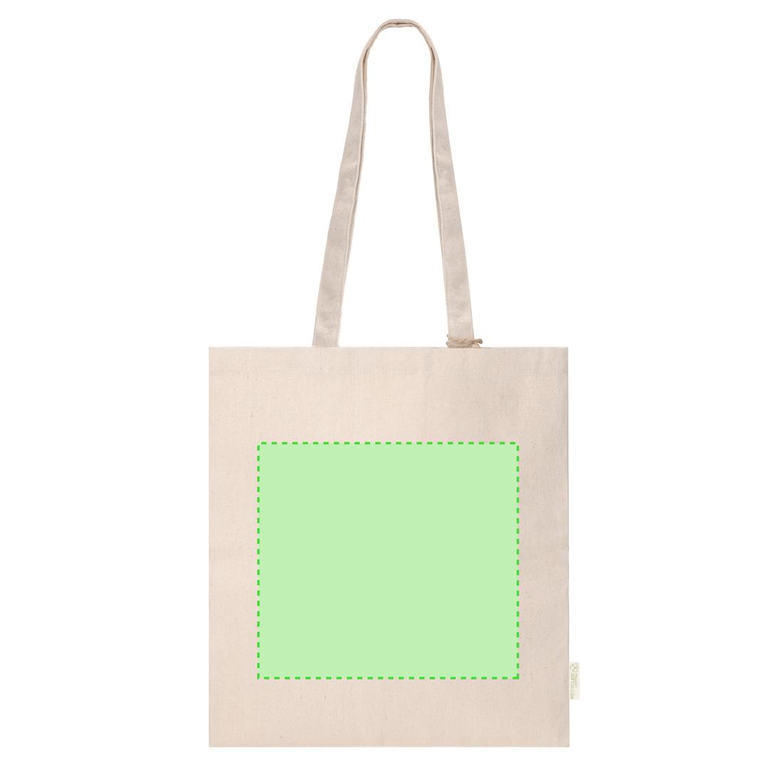 Bolsa de algodón reciclado 280 g/m² resistencia 10 kg