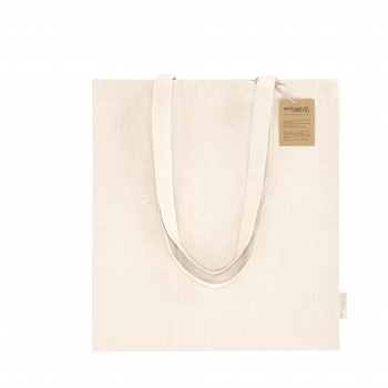 Bolsa de algodón reciclado 280 g/m² resistencia 10 kg