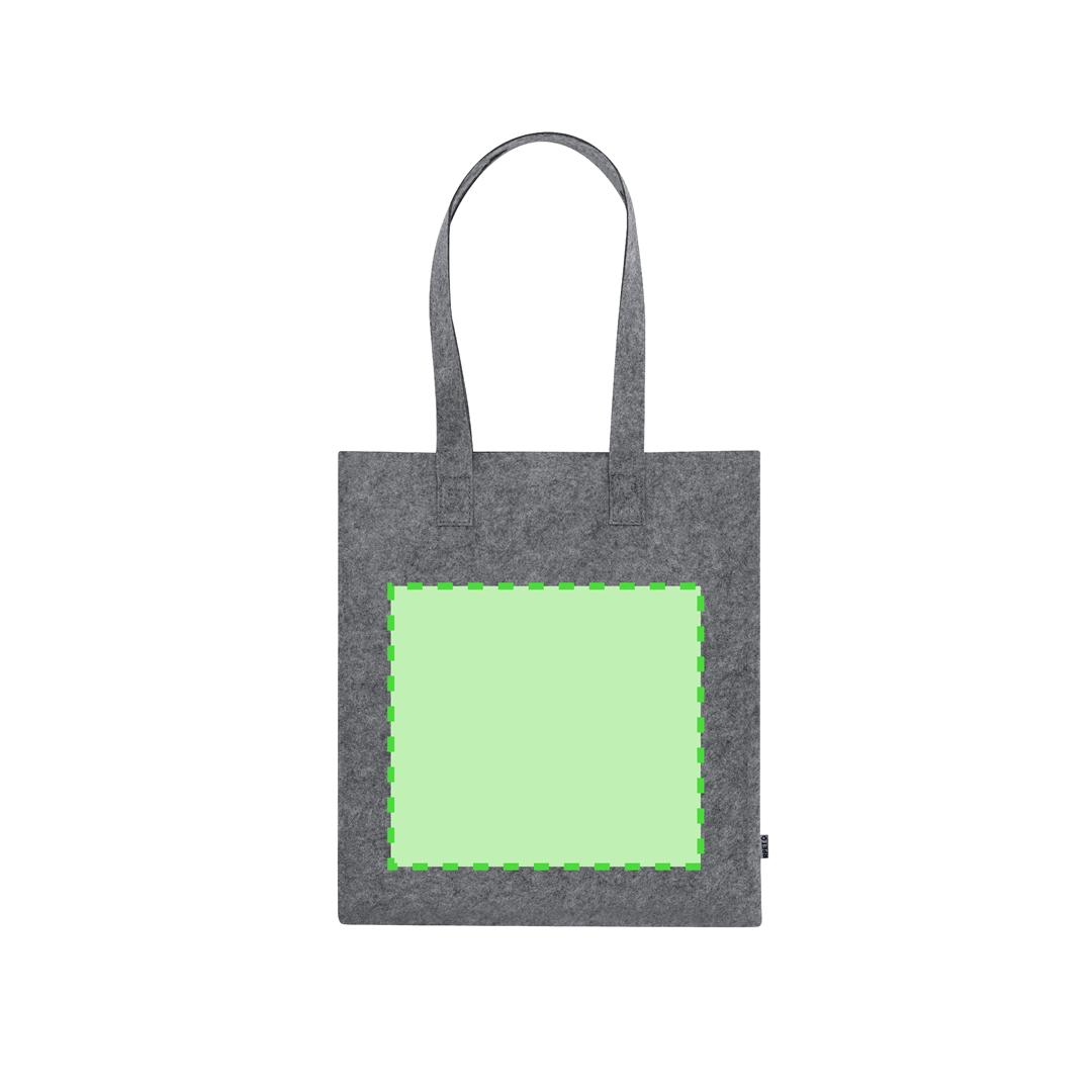 Bolsa de RPET con asas largas tote 37×41 cm estandarizada