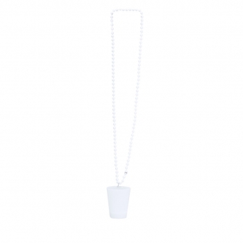 Vaso de chupito de PS con 50 ml de capacidad, luces LED y cordón para colgar al cuello — libre de BPA