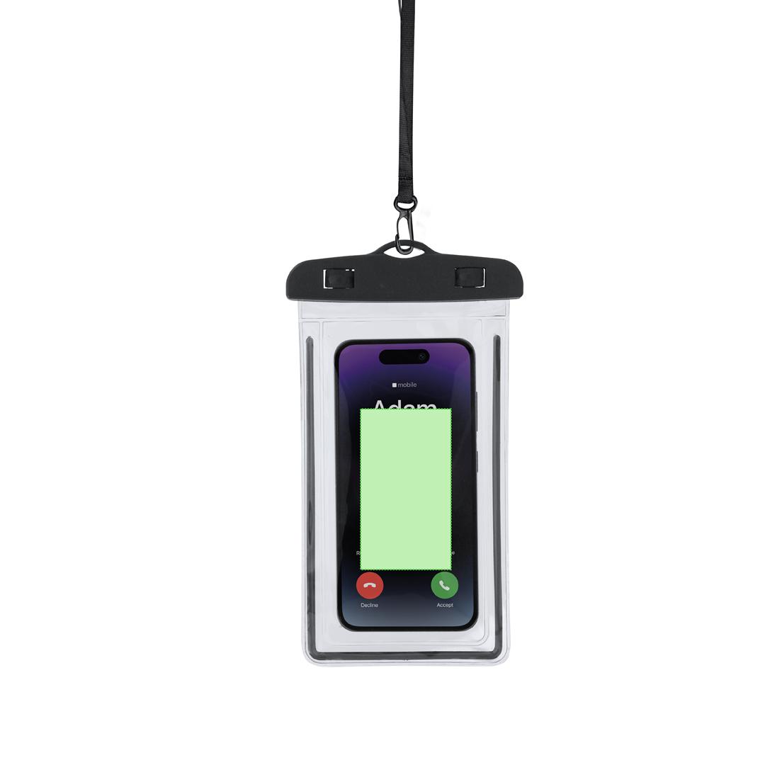Portatodo de PVC resistente impermeable con ventana táctil