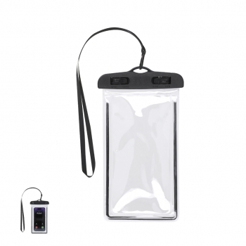 Portatodo de PVC resistente impermeable con ventana táctil