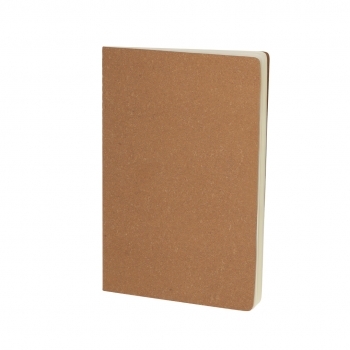 Libreta clásica de cuero reciclado con 60 hojas