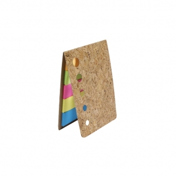 Minidispensador tipo tira de corcho natural con 100 marcadores
