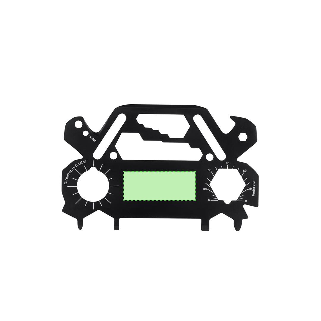 Multiherramienta de acero inoxidable diseño coche 30 funciones ultrafina