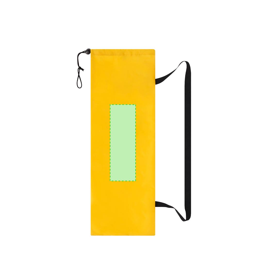 Sombrilla de playa plegable en 4 secciones de nylon con protección UV y funda de nylon