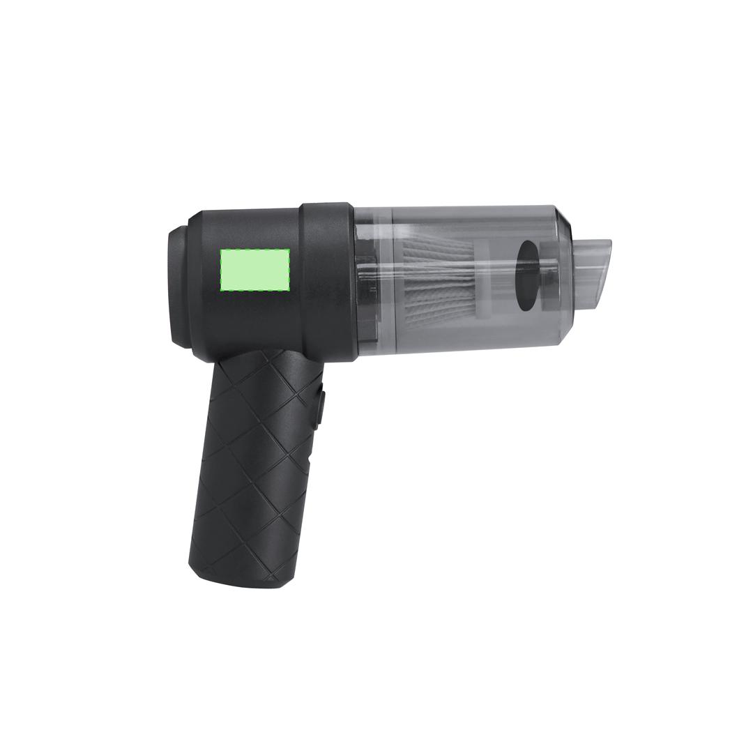 Aspirador coche portátil batería 1200mA 3 accesorios limpieza interior vehículo