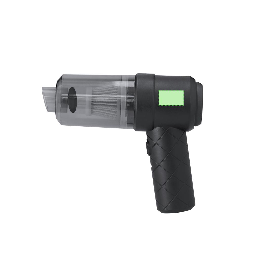 Aspirador coche portátil batería 1200mA 3 accesorios limpieza interior vehículo