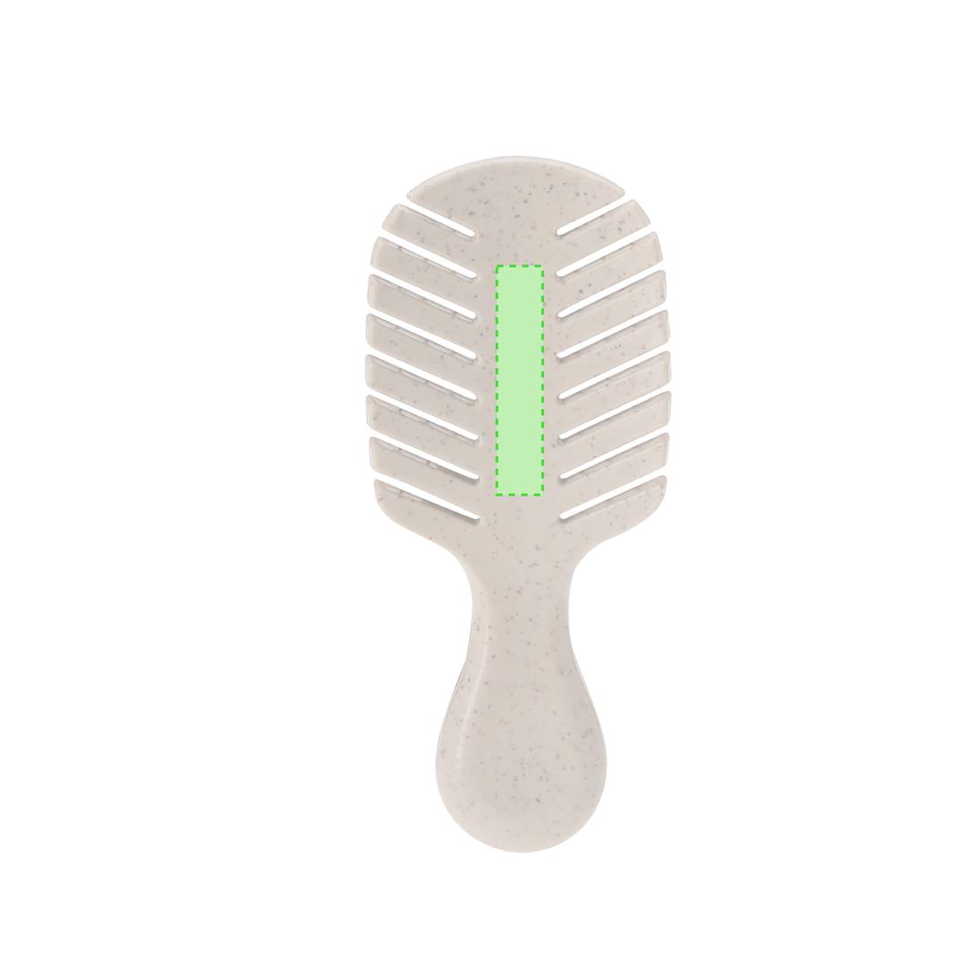 Cepillo antitirones desenredante de caña de trigo flexible y resistente