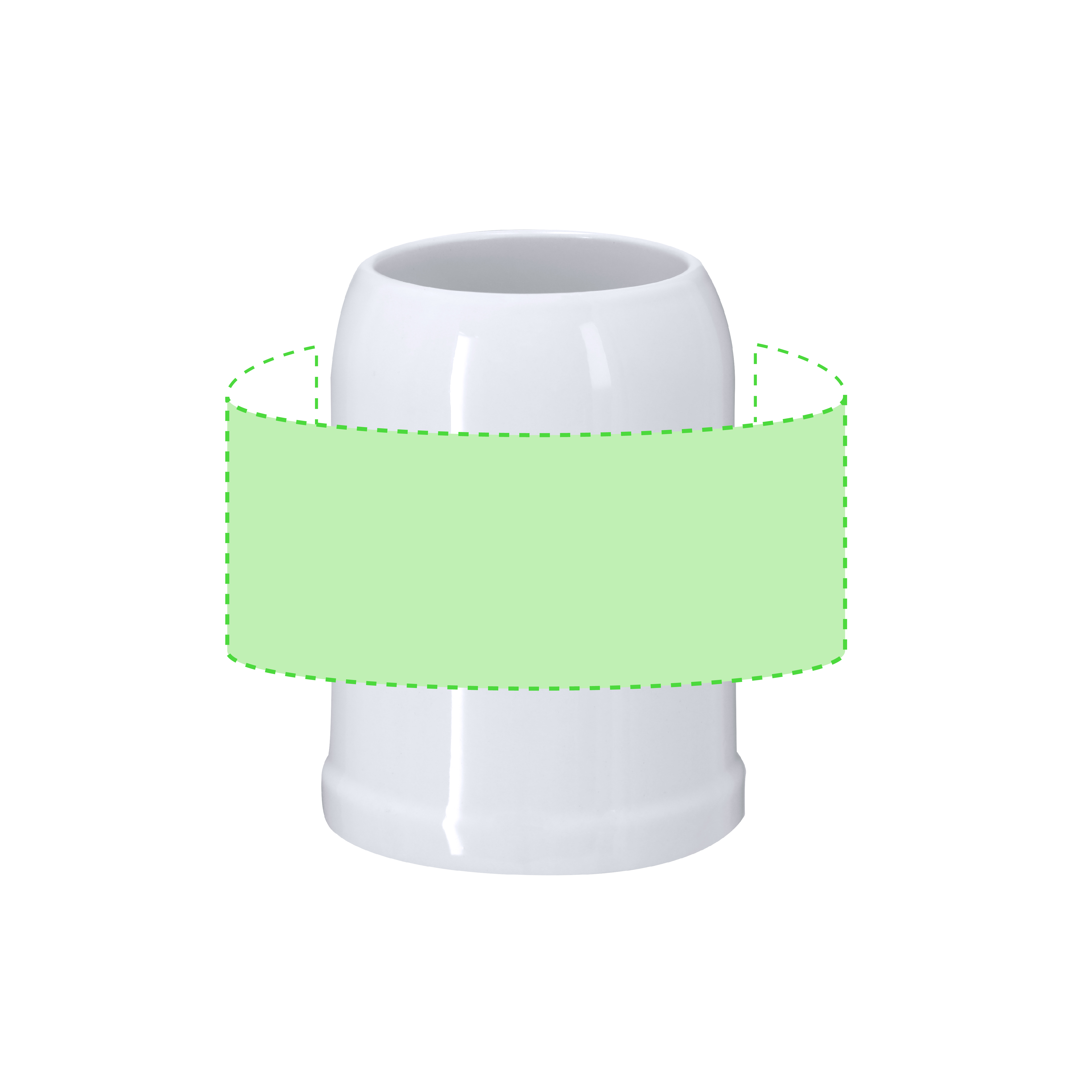 Taza sublimación cerámica formato jumbo desayuno 500 ml